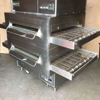 Middleby Marshall PS360WB Double Stack Direct Fired Natural Gas Conveyor Pizza Oven