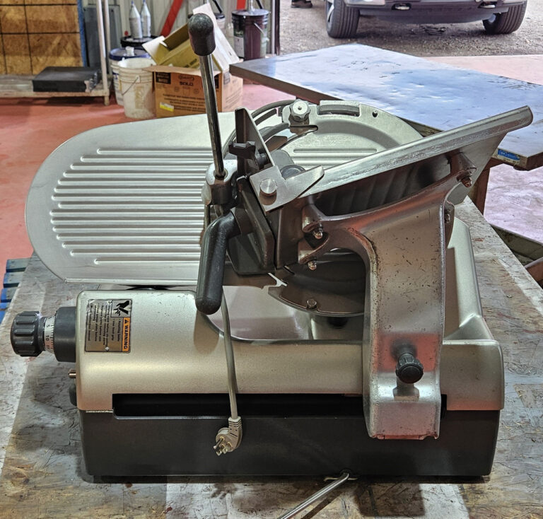 Hobart 2912 automatic slicer with sharpener