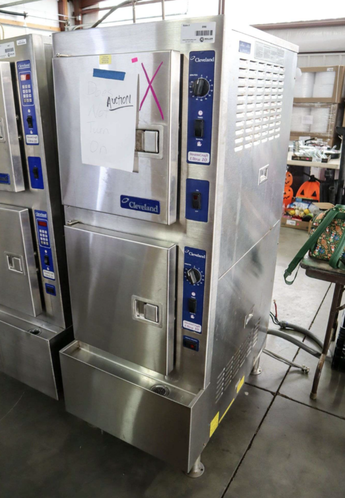 Cleveland  24CGA10 double stack 10 pan convection steamer