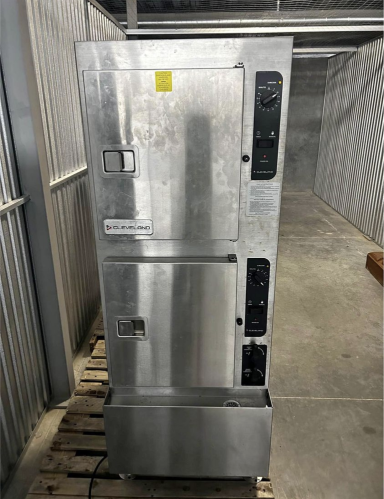 Cleveland 24CGA10.2ES commercial steamcraft convection gemini10 pan steamer  natural gas